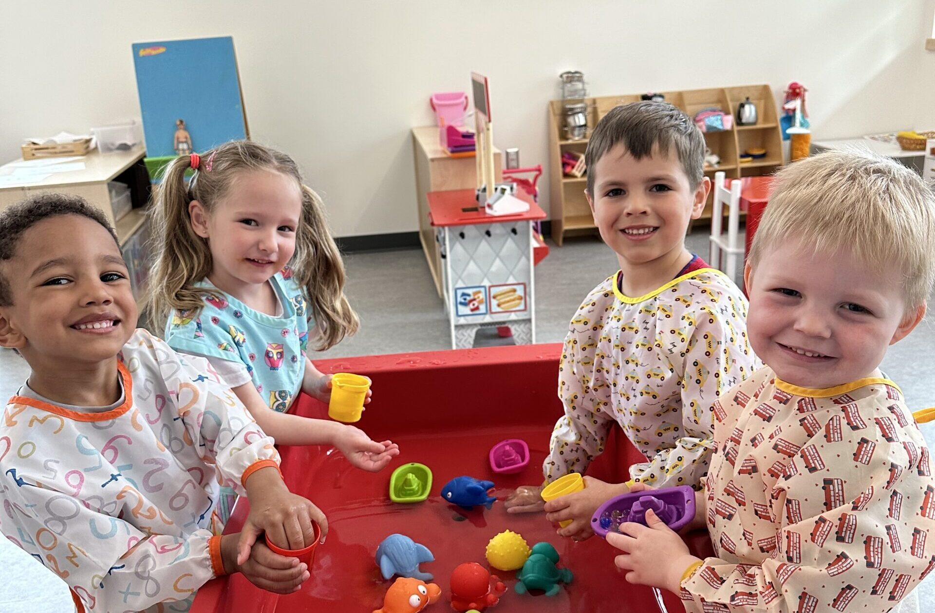 Children playing at daycare